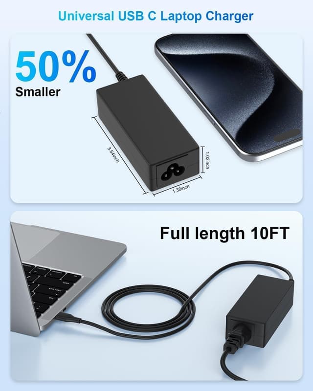 Detalle 2 de SKOTSLYE 45W USB‑C Laptop Charger