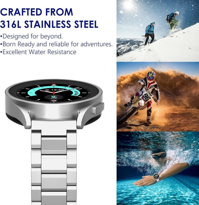 Thumbnail 6 de Stainless Steel Galaxy Watch Strap 316L 40mm