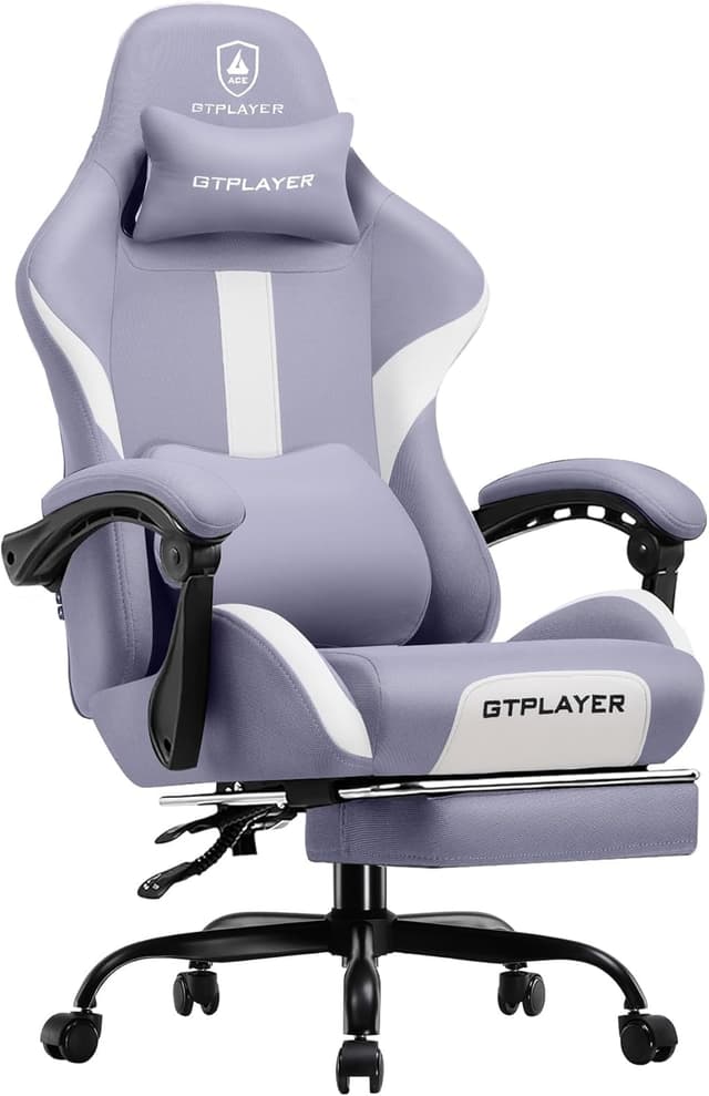 Detalle de GTPLAYER sedia da gaming ergonomica, 150 kg