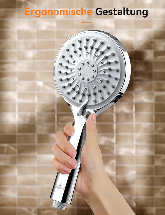 Thumbnail 6 de Magichome Hochdruck-Duschkopf mit 5 Strahlarten und Wasserspartechnik