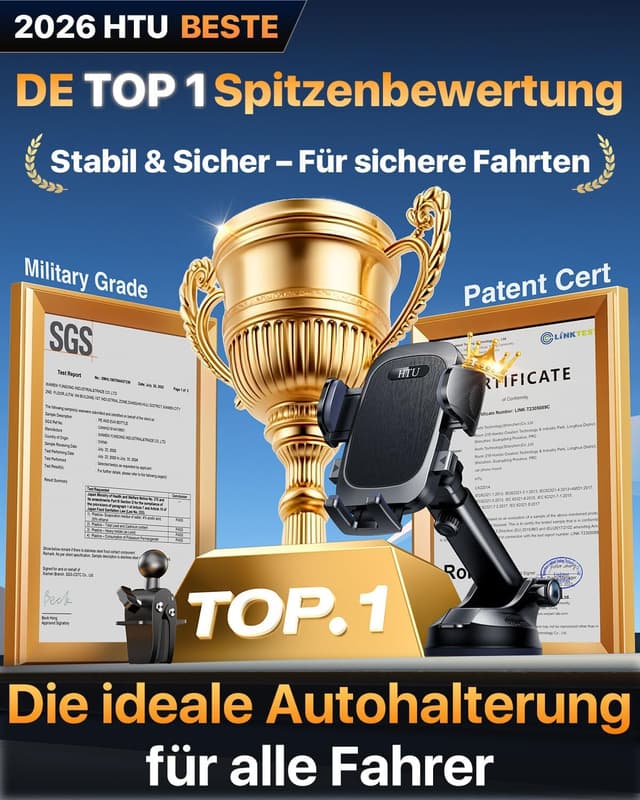 Thumbnail 6 de HTU 2026 Handyhalterung Auto 4 in 1
