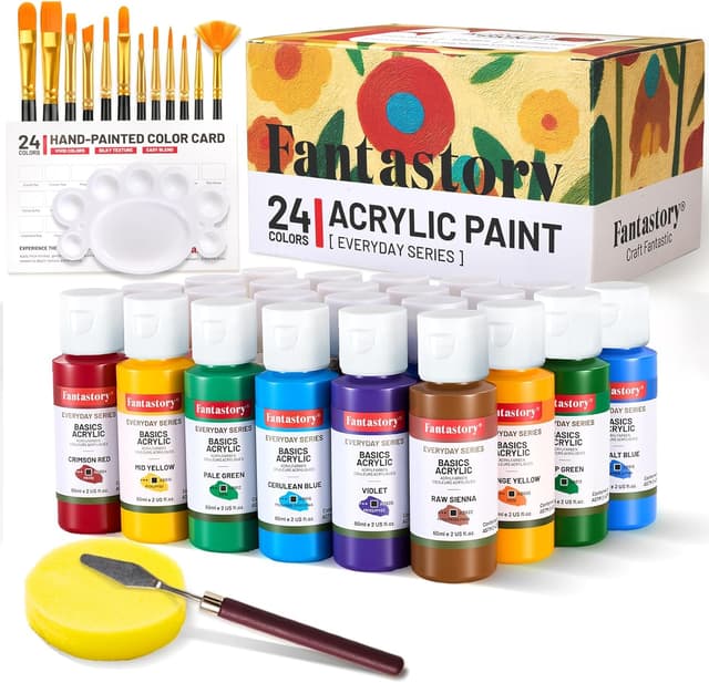 Thumbnail 5 de Acrylfarben-Set 18 Farben von 60 ml