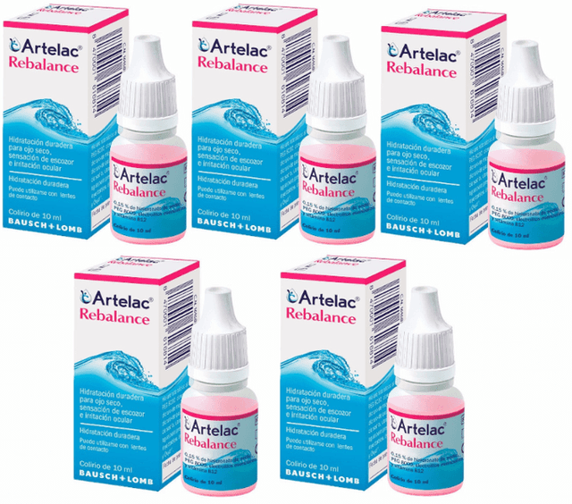 Imagen de Artelac Rebalance Solución Líquida 5x10 ml 💧 en OfertitasTOP