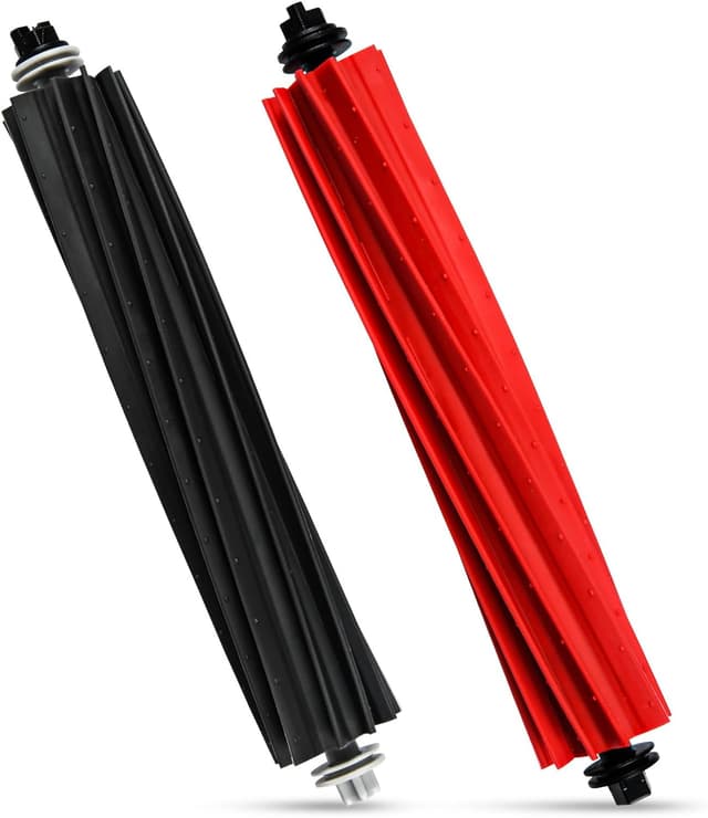 Detalle de Alloytool Hauptbürste Zubehör (Gummi DuoRoller) für Roborock S8, S8+ & Q8 Max Saugroboter