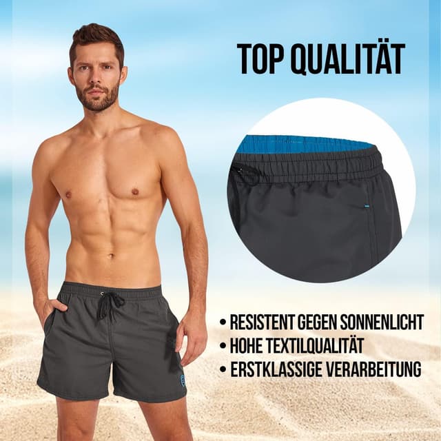 Detalle 1 de Zagano Badehose Herren 5106 mit Schnelltrocknung
