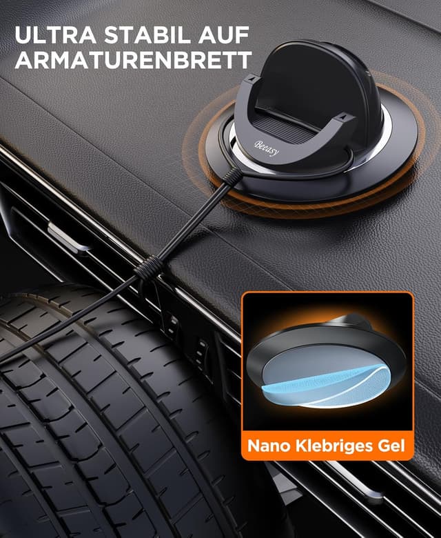 Detalle 2 de Beeasy Handyhalterung Auto 360° für 4–7 Zoll