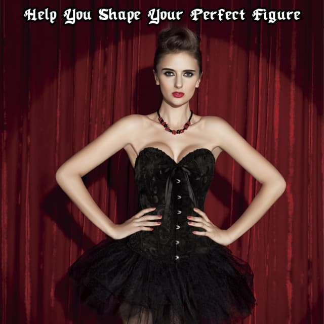 Thumbnail 6 de AUYAO Corsetto Donna Nero Elegante S-XL