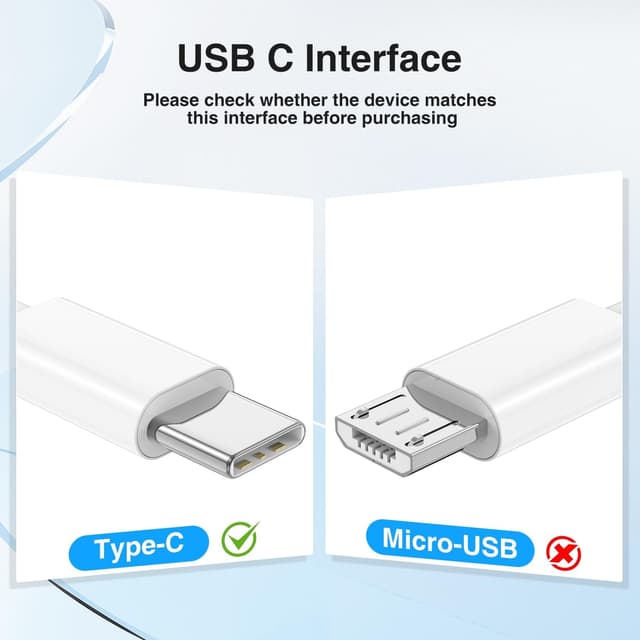Detalle 2 de USB A auf USB C Kabel 1M für iPhone 17