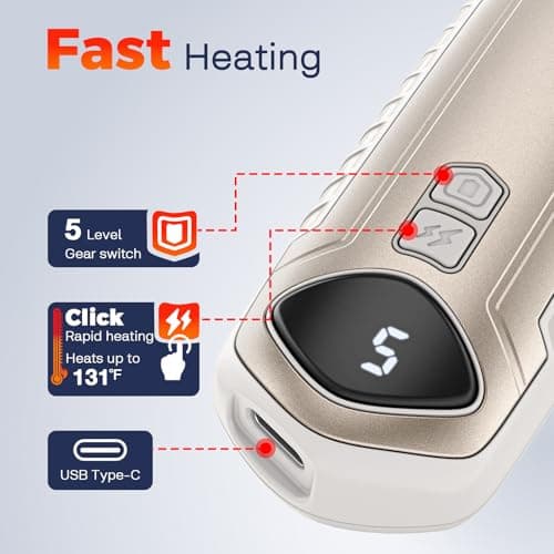 Thumbnail 3 de Lot de 2 chauffe-mains 6000 mAh ⚡