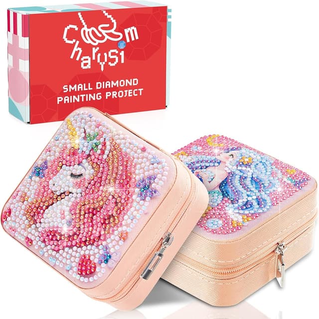 Thumbnail 6 de CharySim Diamond Painting Schmuckkästchen Set