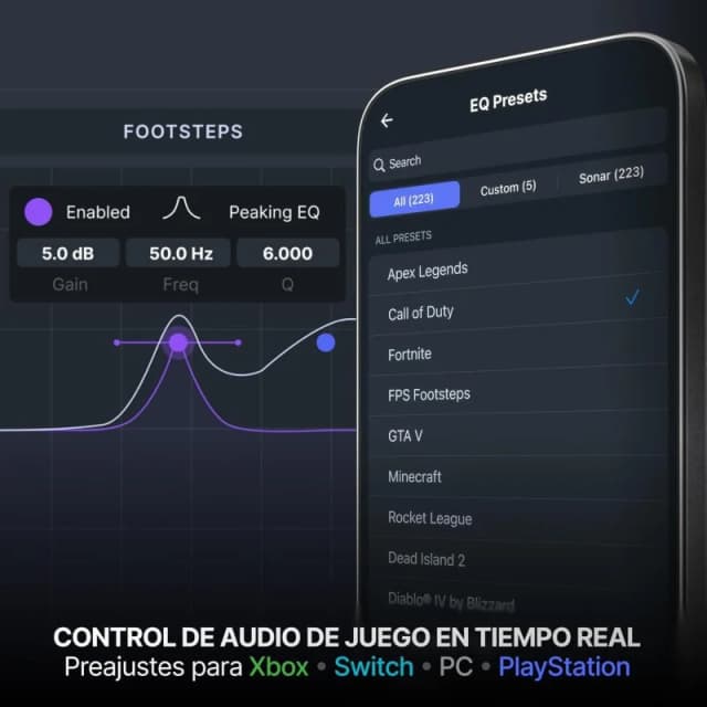 Detalle de SteelSeries Arctis Nova 7X Gen 2 50 h