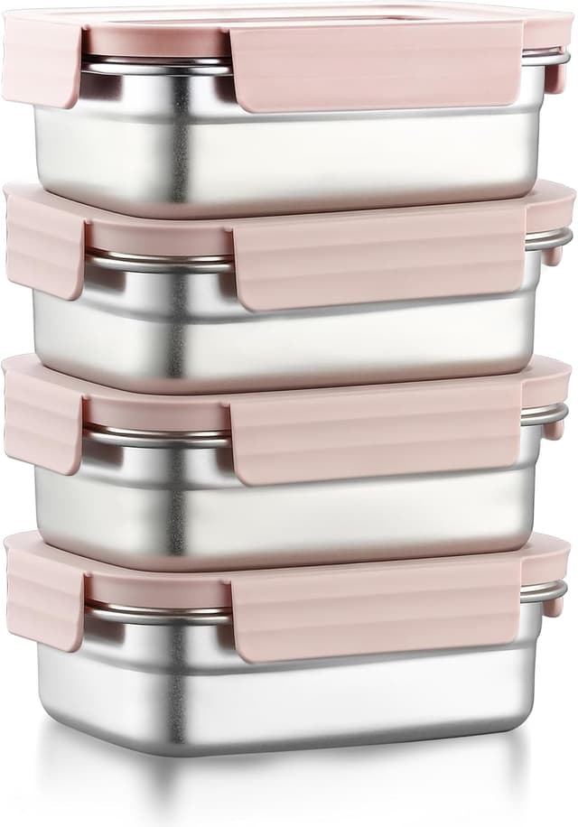 Imagen de Misichao Small Stainless Steel Containers 650 ml en OfertitasTOP