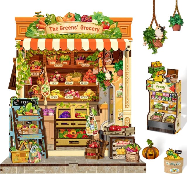 Thumbnail 6 de Cunfun Book Nook Kit Sweet Marie 242 pezzi