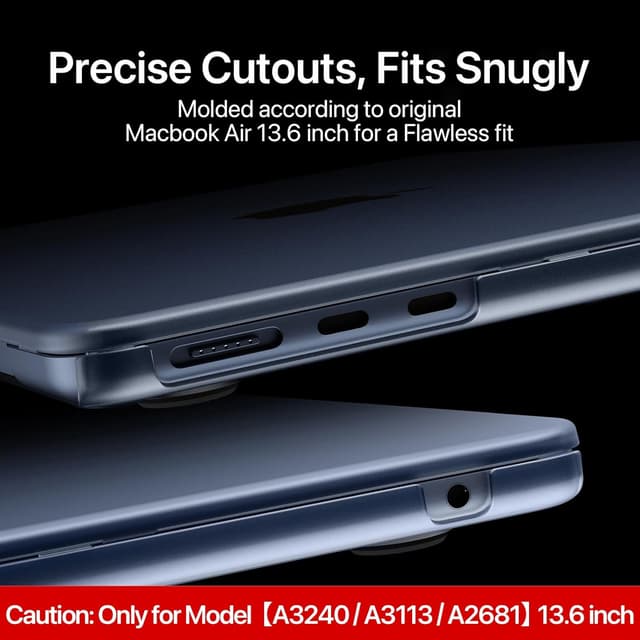 Thumbnail 2 de Soonjet MacBook Air M4 13.6" Hard Shell Case