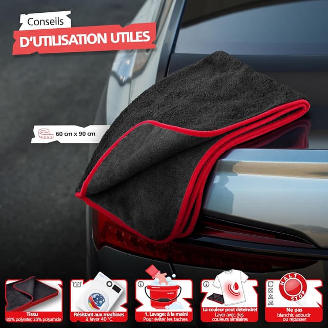 Thumbnail 6 de Chiffon de séchage XXL SPRINGER ZX1600 en microfibres ultra absorbantes (90 x 60 cm)