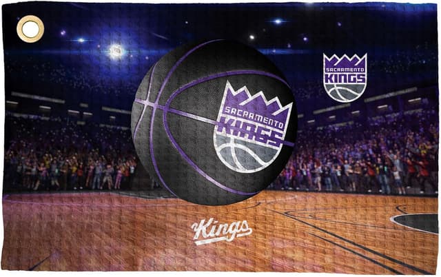 Detalle de Northwest NBA Golf Towel (16x25 in) – Official Licensed Microfiber Waffle Fabric Club Cleaning Accessory