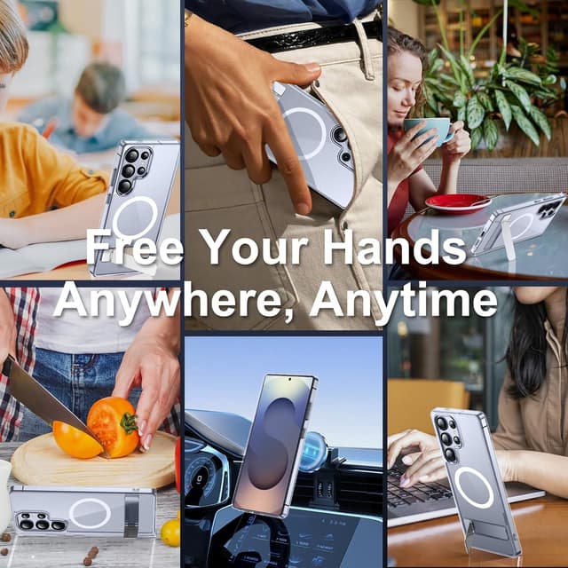 Thumbnail 6 de SPIDERCASE for Galaxy S25 Ultra, 3 Stand Ways ⚙