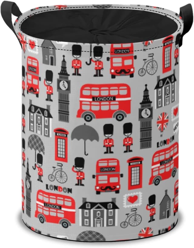 Detalle de Laundry Basket with Drawstring 40L