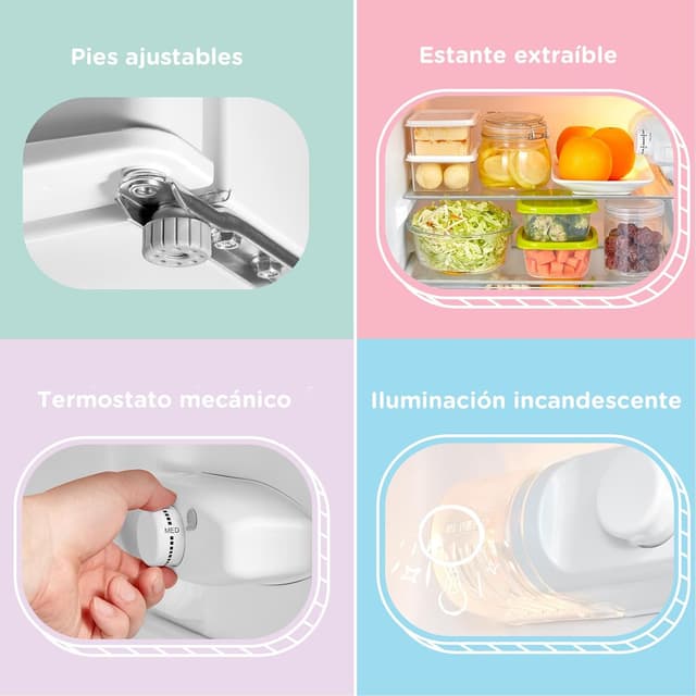 Detalle 1 de Comfee RCT87WH2 Nevera congelador 87 L