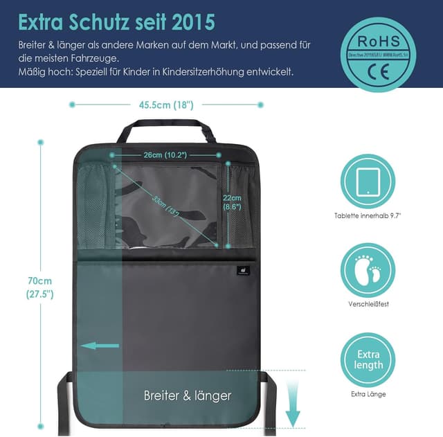 Thumbnail 4 de Termichy Rückenlehnenschutz Auto Rücksitz 1 Stück