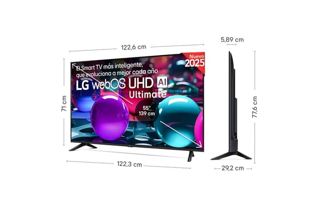 Thumbnail 1 de LG UA73 Smart TV UHD 55 pulgadas 4K 2025 📺