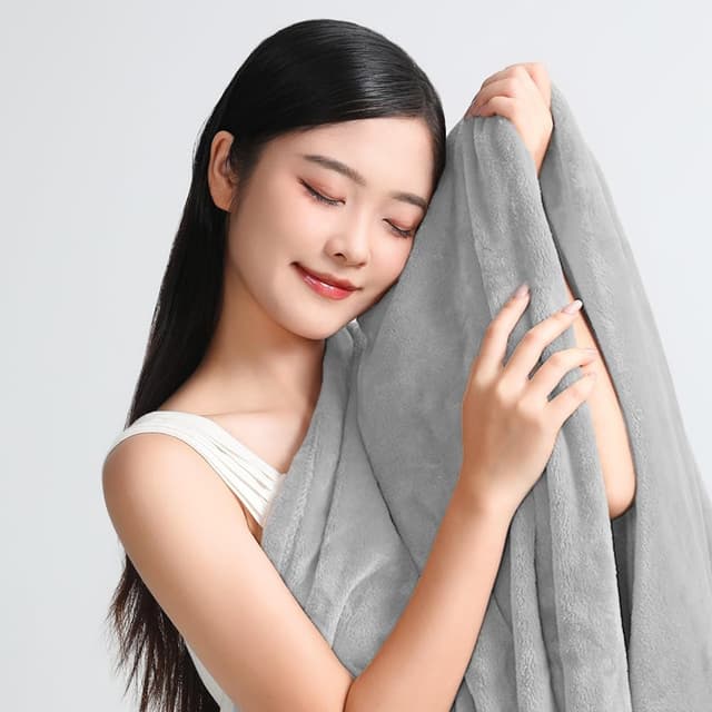 Thumbnail 6 de DUJUIKE Coperta Impermeabile 152x202 Grigio Chiaro