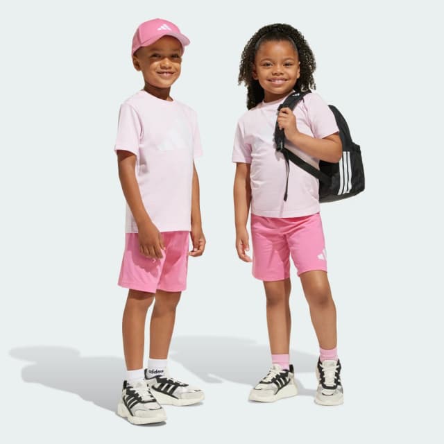 Detalle de Adidas Conjunto Essentials Niños Rosa