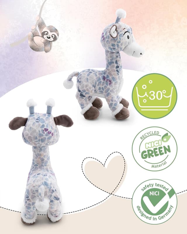 Thumbnail 2 de NICI Kuscheltier Giraffe Winny Winterfur 35cm