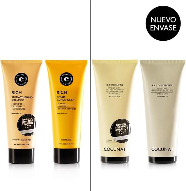 Detalle 2 de COCUNAT Pack Rich: champú y acondicionador 200 ml