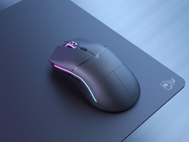 Detalle 2 de GLORIOUS Gaming Mouse Grip Tape per Model O- Minus (Grip antiscivolo) con adesivo 3M, nero, 0,5 mm