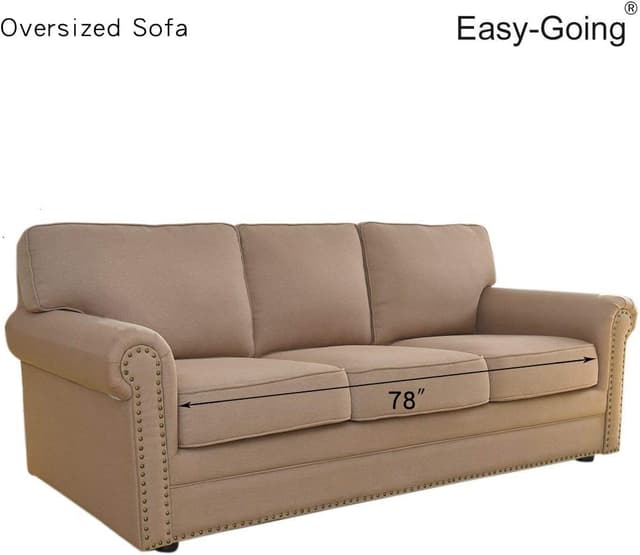 Thumbnail 6 de Easy-Going Reversible Oversized Couch Cover 3-seat ๐
