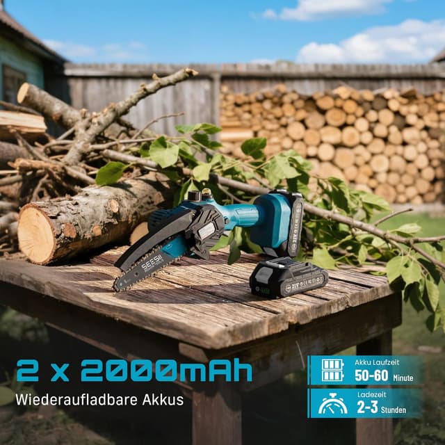 Thumbnail 1 de Seesii Mini-Kettensäge 6 Zoll