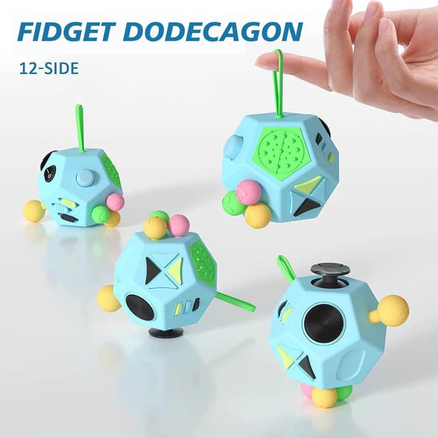 Detalle 2 de Fidget Dodecagon 12-sided fidget cube 🎲
