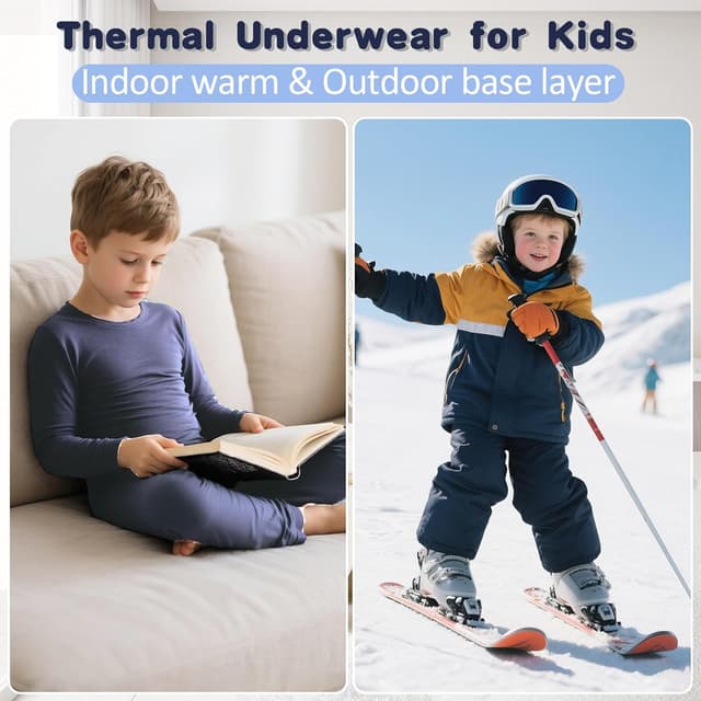 Thumbnail 3 de American Trends Kids Thermal Underwear Set