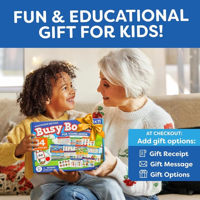 Thumbnail 5 de Montessori Busy Book 8x11 for Toddlers