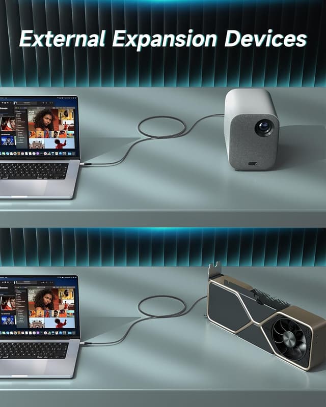 Thumbnail 5 de RAVIAD USB4 Thunderbolt 4 Kabel 1 m