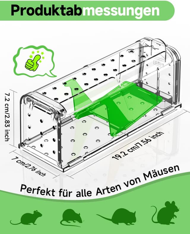 Thumbnail 3 de Lebendfalle Maus 2er Set Hochsensibel