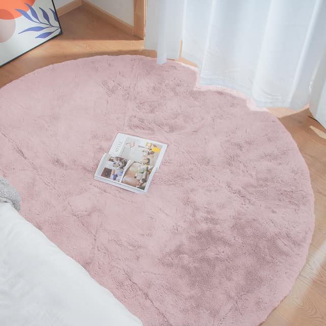 Thumbnail 2 de ORINOVA Teppich Rund 90 cm Rosa