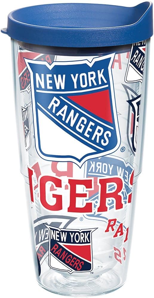 Detalle de Tervis Made in USA Double-Walled NHL New York Rangers Insulated Tumbler Cup (24oz)