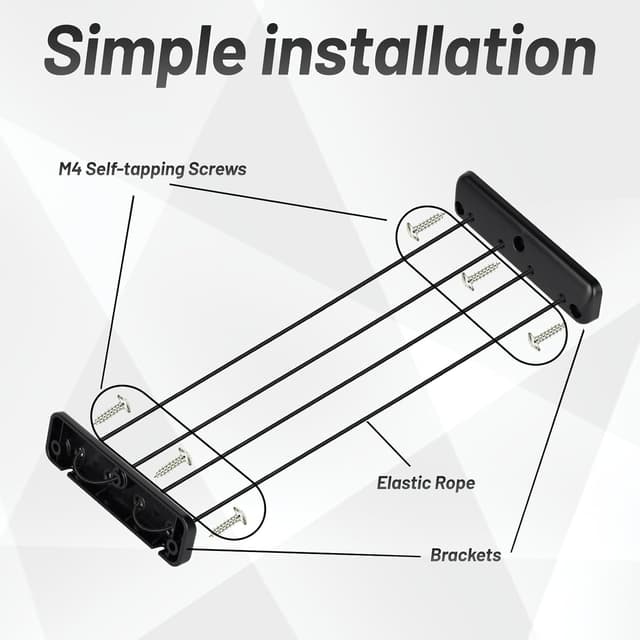 Detalle de Elastic cargo fence for camper cabinets