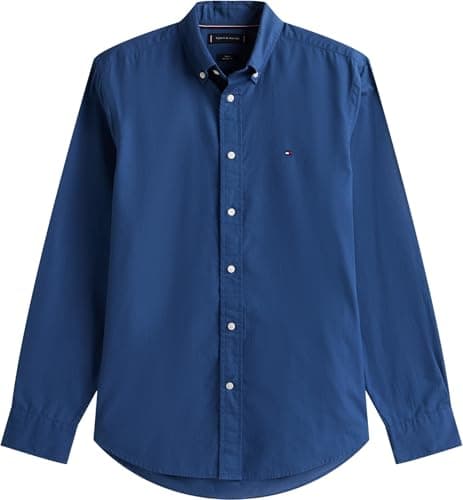 Detalle 1 de Tommy Hilfiger Camisa Flex Poplin Azul XL