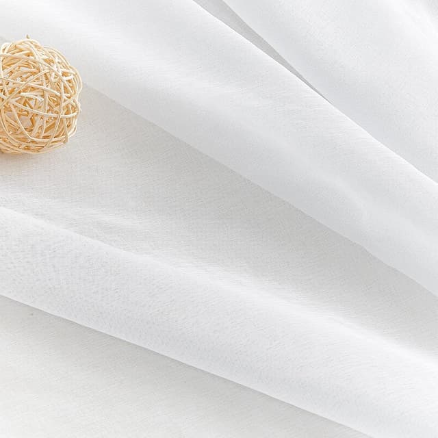 Thumbnail 7 de Topfinel Cortinas Visillos Blancas 2 Piezas ✨ Ventana y Cocina