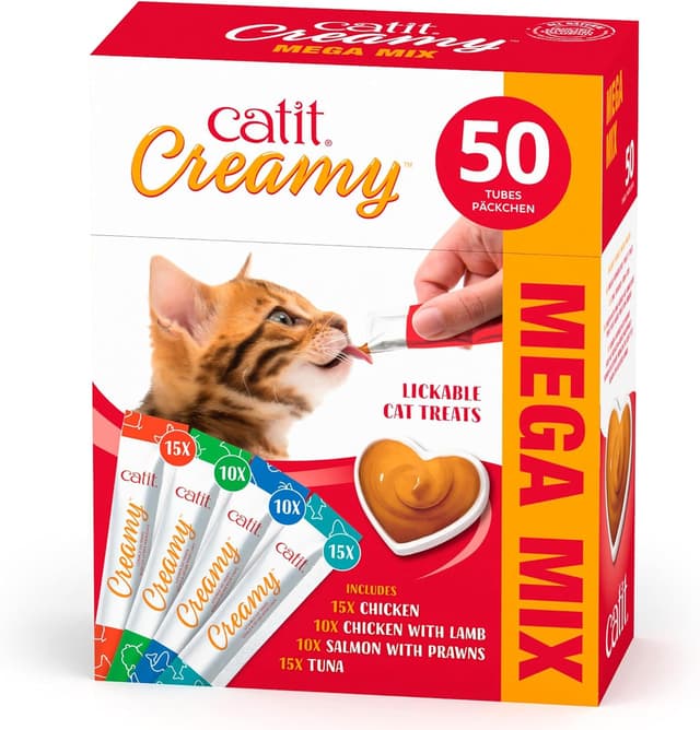 Imagen de Catit Creamy Variety Pack 50 x 10g 🐱 en OfertitasTOP