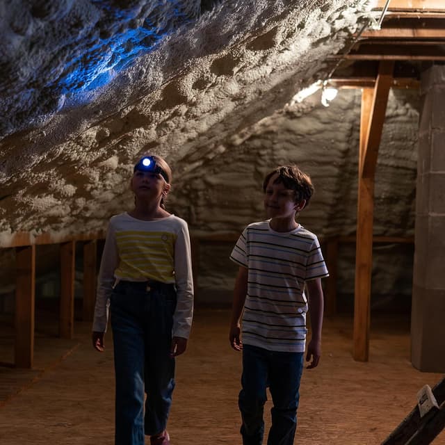 Detalle de Theo Klein 8758 Bosch lampe frontale ajustable avec élastique et coussinet frontal (à piles) – jouet dès 3 ans