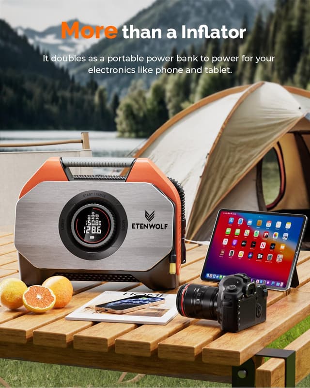 Thumbnail 5 de ETENWOLF Vortex S6 19200 mAh tyre inflator