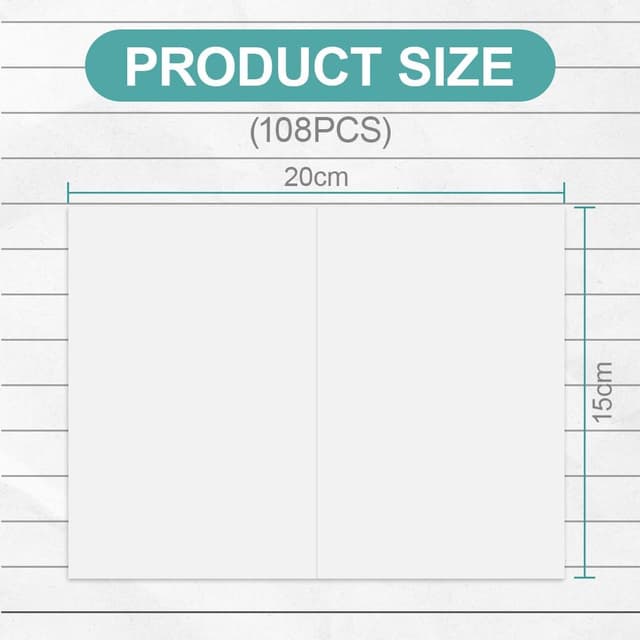 Thumbnail 1 de OFFCUP Tarjetas Blancas 108 Pcs 10x15 cm