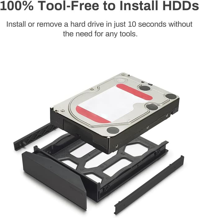 Detalle 1 de TERRAMASTER D4-320 box USB 3.2 10 Gbps