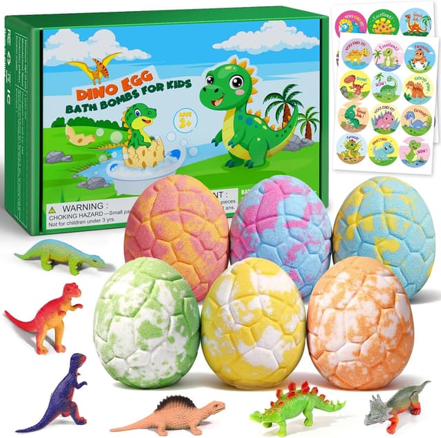 Detalle de Eletorot Dinosaur Bath Bombs 6-pack