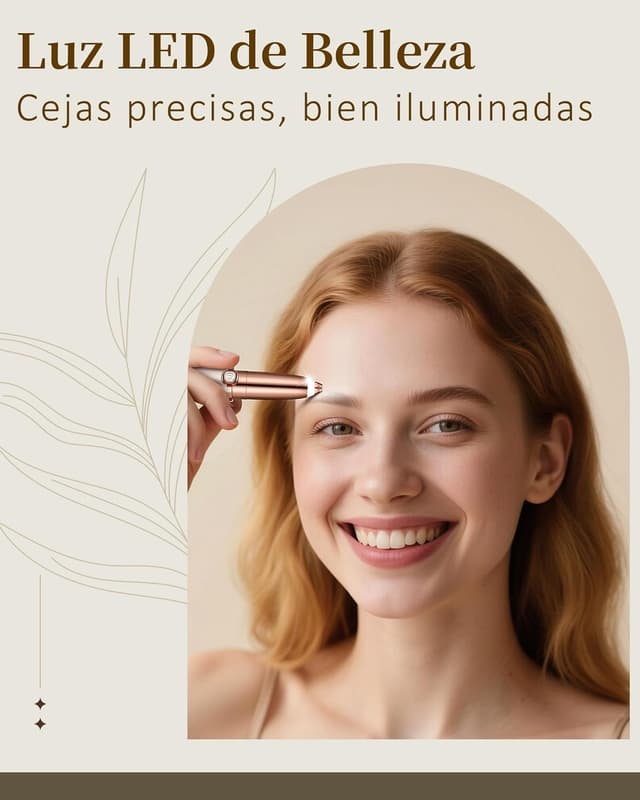 Thumbnail 5 de Rasuradora Facial Mujer Recortadora de Cejas 1 Cabezal