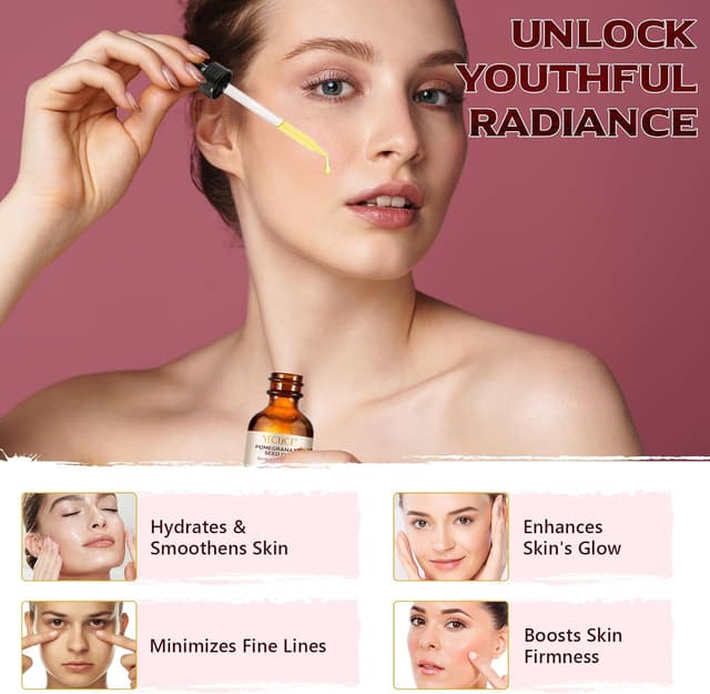 Detalle 2 de Aceite de semilla de granada 100% prensado en frío